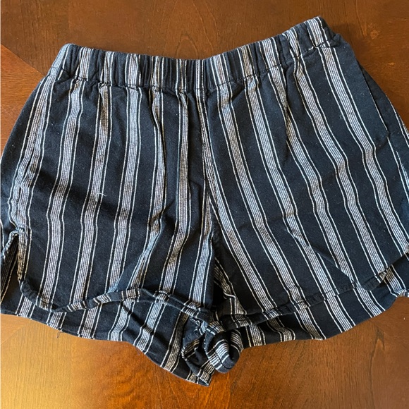 Brandy Melville Pants - Brandy Melville Striped Shorts